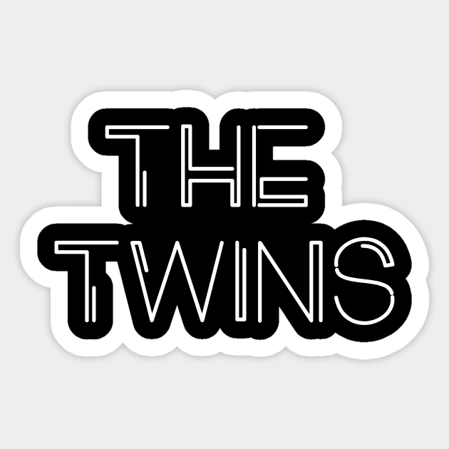 THE TWINS PARTNER Sticker by HAIFAHARIS